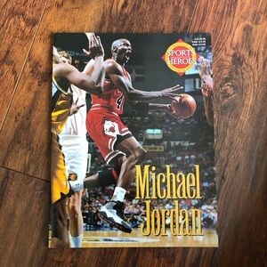 Vintage Michael Jordan Sports Hero Book